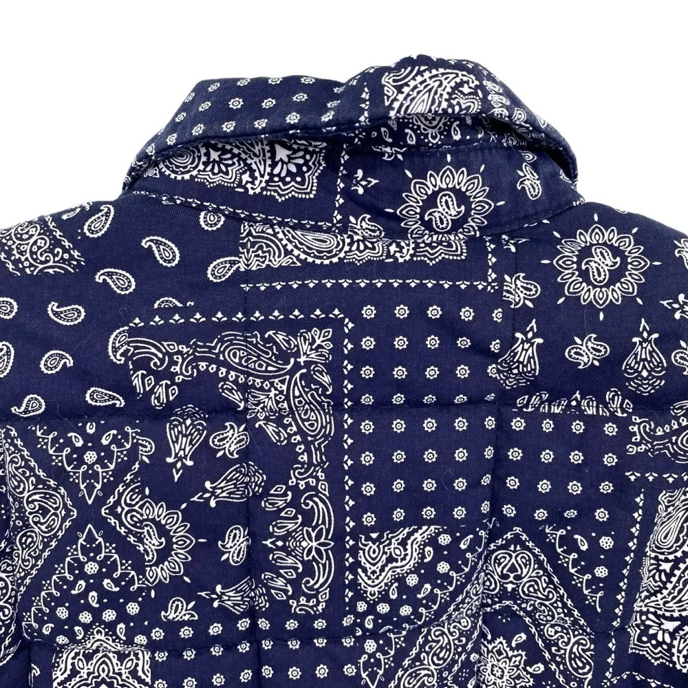 Claudine Kids Blue Paisley Bandanna Jacket